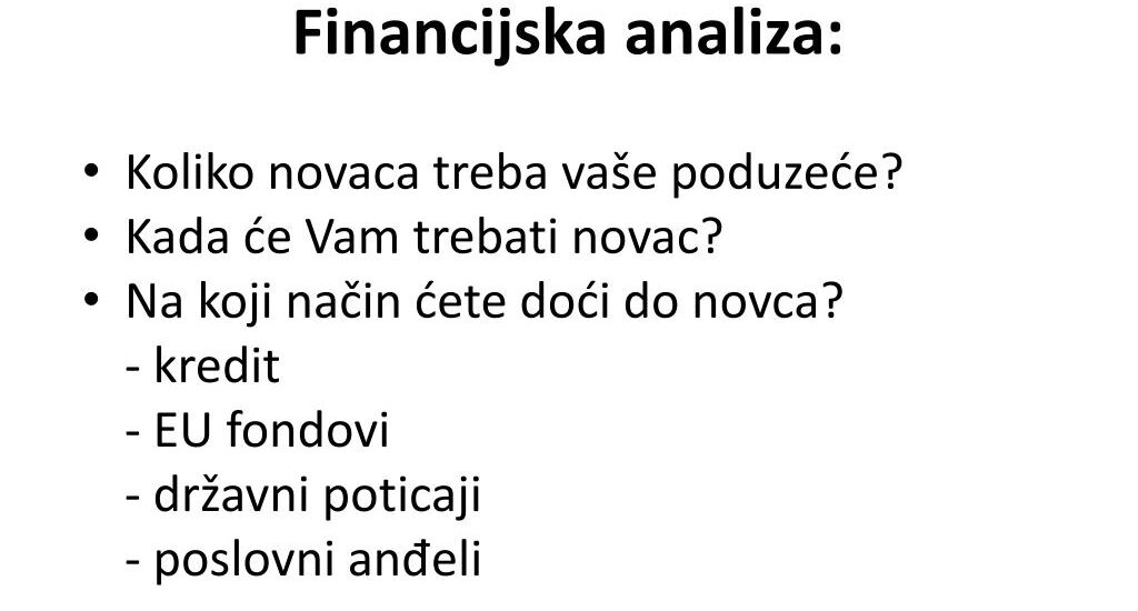 financijska analiza