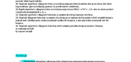 algoritmi programiranje zadaci