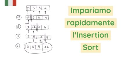 algoritmo insertion sort