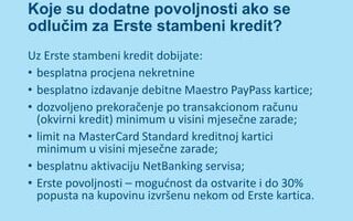 kredit erste stambeni
